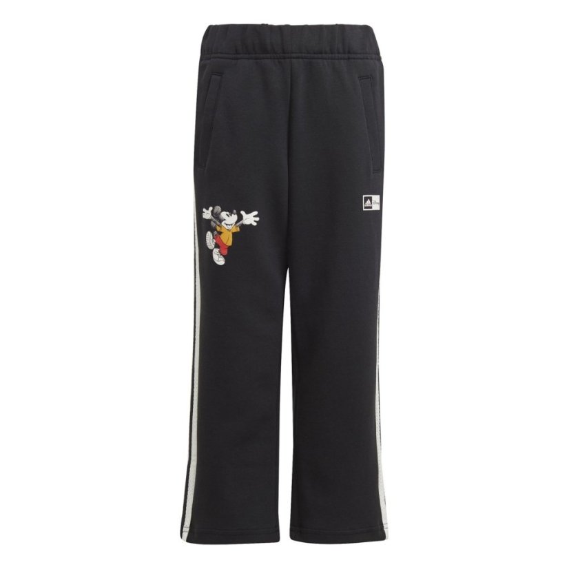 adidas Kids' Open Hem Fleece Joggers Black