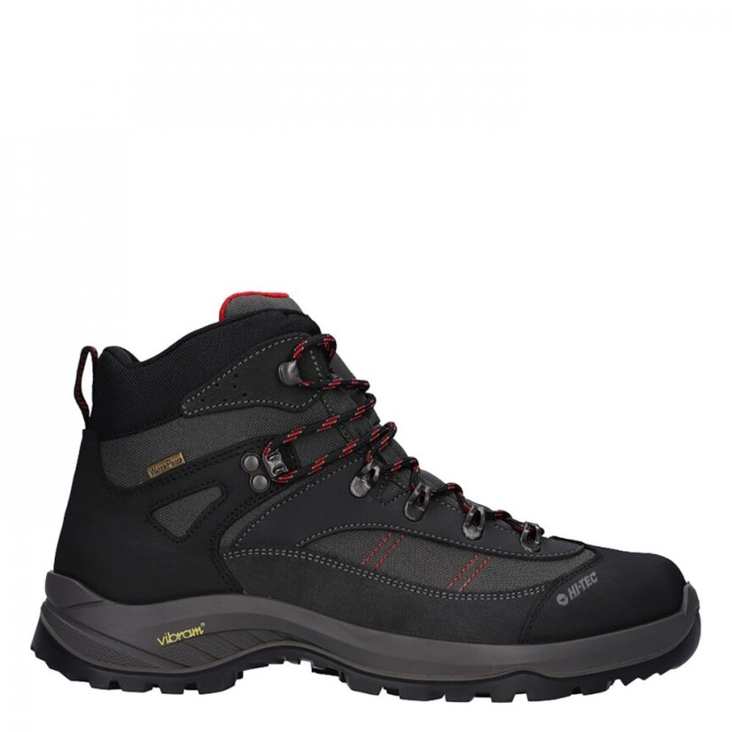 Hi Tec Caha II Wp Walking Boot Mens Grey/Black/Red