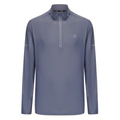 Karrimor Long Sleeve 1/4 Zip Top Mens Stone Grey
