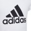 adidas Girls Essentials Linear T-Shirt Wht/Blk BOS