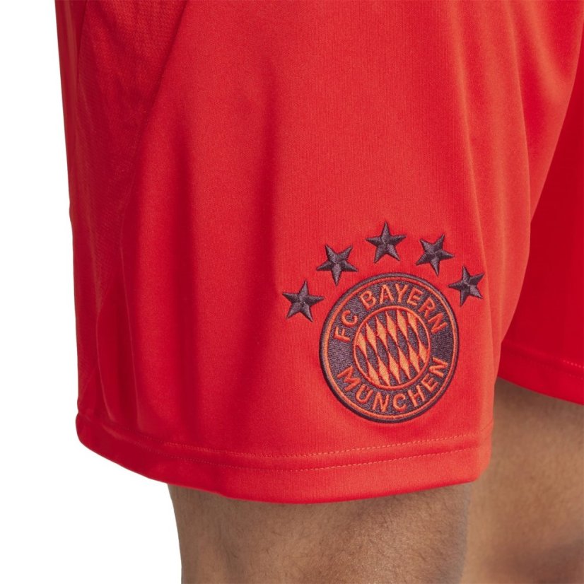 adidas Bayern Munich Home Shorts 2024 2025 Adults Red