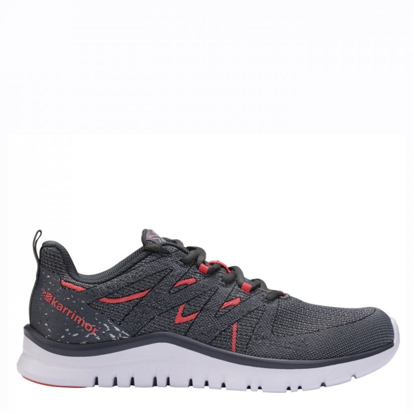 Karrimor Duma 5 Ladies Running Shoes Charcoal/Coral