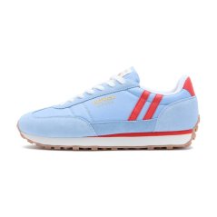 Patrick Men's Heritage Low-Top Trainers Sky Blue/Red