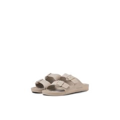 Jack and Jones Men's Pisa Moulded Flat Sandals Plaza Taupe