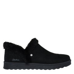 Skechers Arch Fit Dream Full Slippers Womens Black/Black