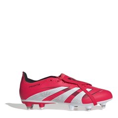adidas Predator League Fold-Over Tongue Soft Ground Football Boots Red/White
