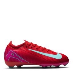 Nike Mercurial Vapor 16 Pro Juniors Firm Ground Football Boots Red/Green