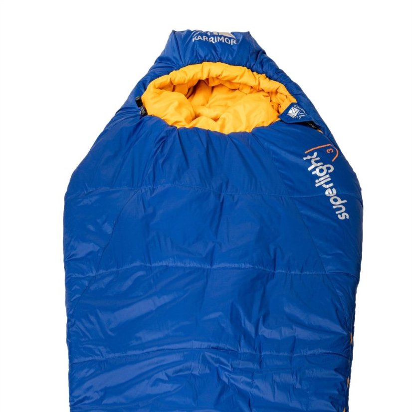 Karrimor Superlight 3 Sleeping Bag Navy/Yellow