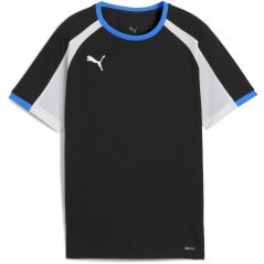 Puma Puma Individualligajersey Jr T-Shirt Unisex Kids Blk-Wht-UltrBlu