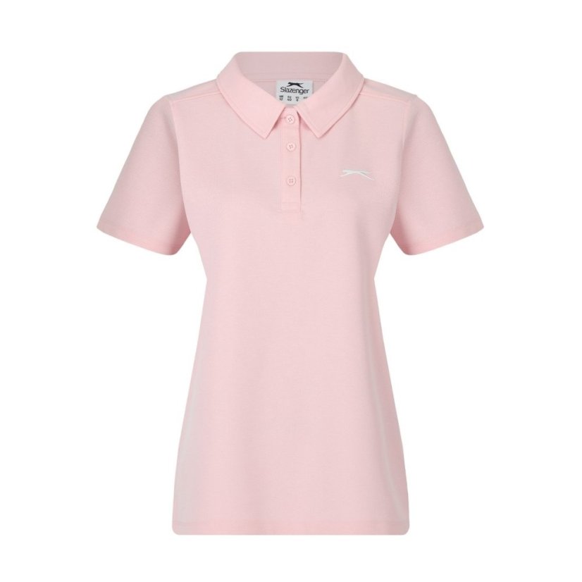 Slazenger Pique Polo Womens Baby Pink