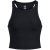 Under Armour Meridian Rib Cropped Tank Womens Black