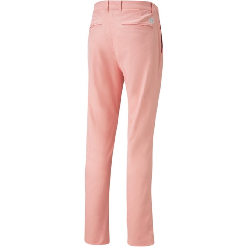 Puma Dealer Tailored Pant Golf Trouser Mens Flamingo Pin