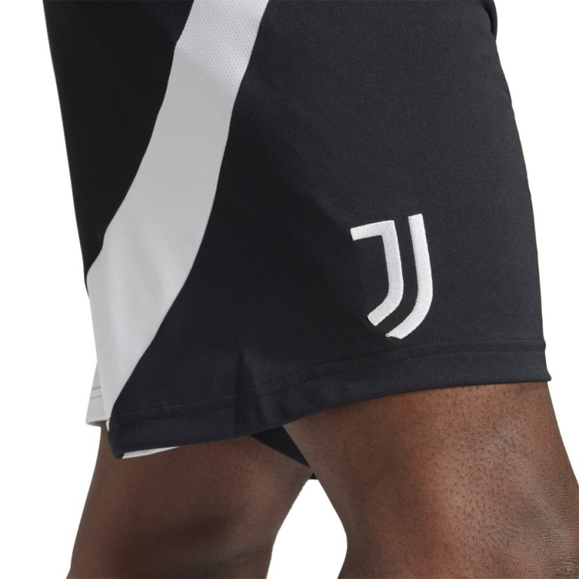 adidas Juventus Home Shorts 2024 2025 Adults Black/White