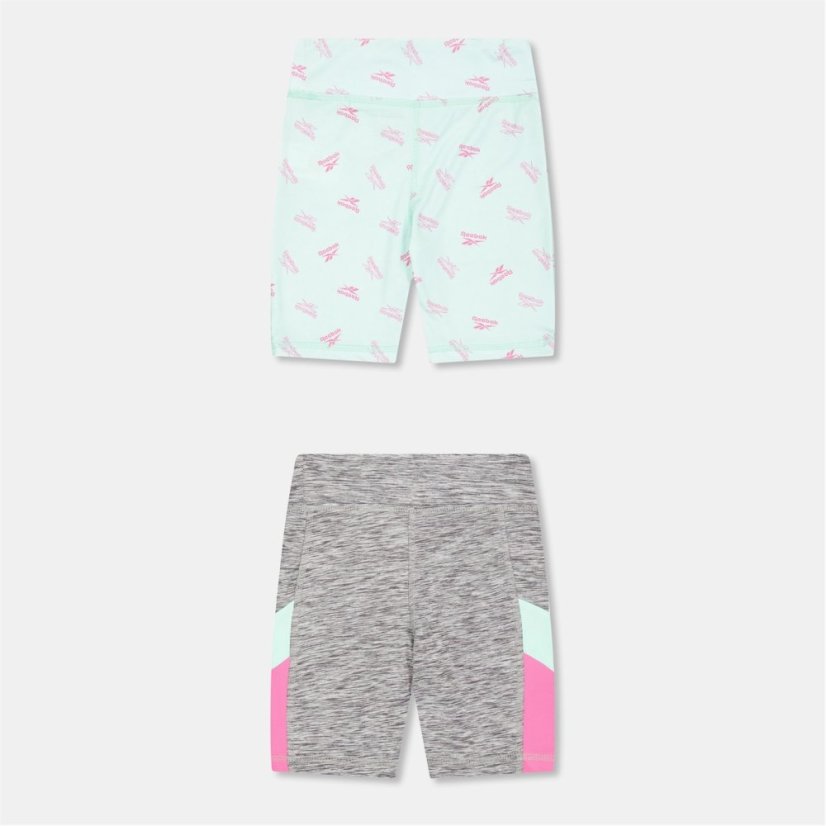 Reebok Kids' Jersey Jogger Shorts Beach Glass