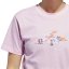adidas Women's Elemental Floral T-Shirt Clear Pink