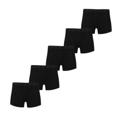 Giorgio Junior Boys 5-Pack Comfort Trunks Black