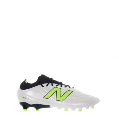 New Balance Tekela Academy Mens Firm Ground Football Boots White/Green