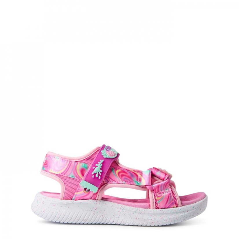 Skechers Jumpsters Sandal - Splasherz Flat Sandals Girls Pink