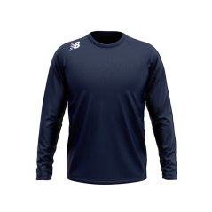 New Balance Unisex Kids' Long-Sleeve Performance T-Shirt Navy