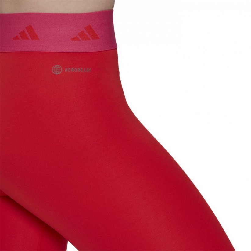 adidas TechFit 7/8 Leggings Womens Red