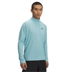 Under Armour Tech™ ½ Zip Long Sleeve Mens Stream Blue