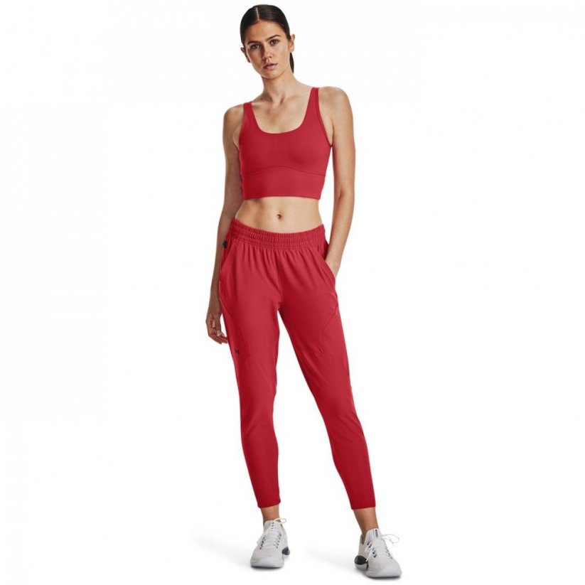 Under Armour Armour Meridian Fitted Crop Tank Womens Red