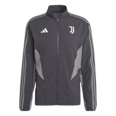 adidas Juventus Anthem Jacket Adults Carbon/Grey Fiv
