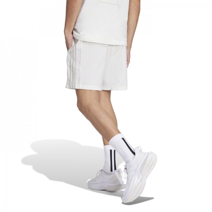 adidas 3-Stripes pánske šortky Off White - Veľkosť: L