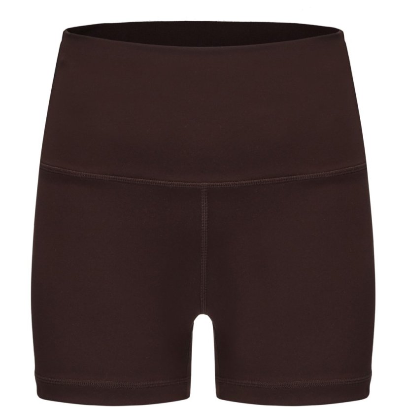 Slazenger Booty Shorts Womens Chocolate/Black