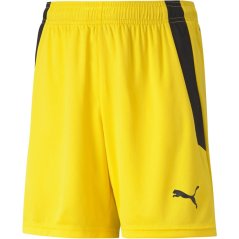 Puma Puma Teamliga Shorts Jr Football Short Unisex Kids CyberYellow-Blk