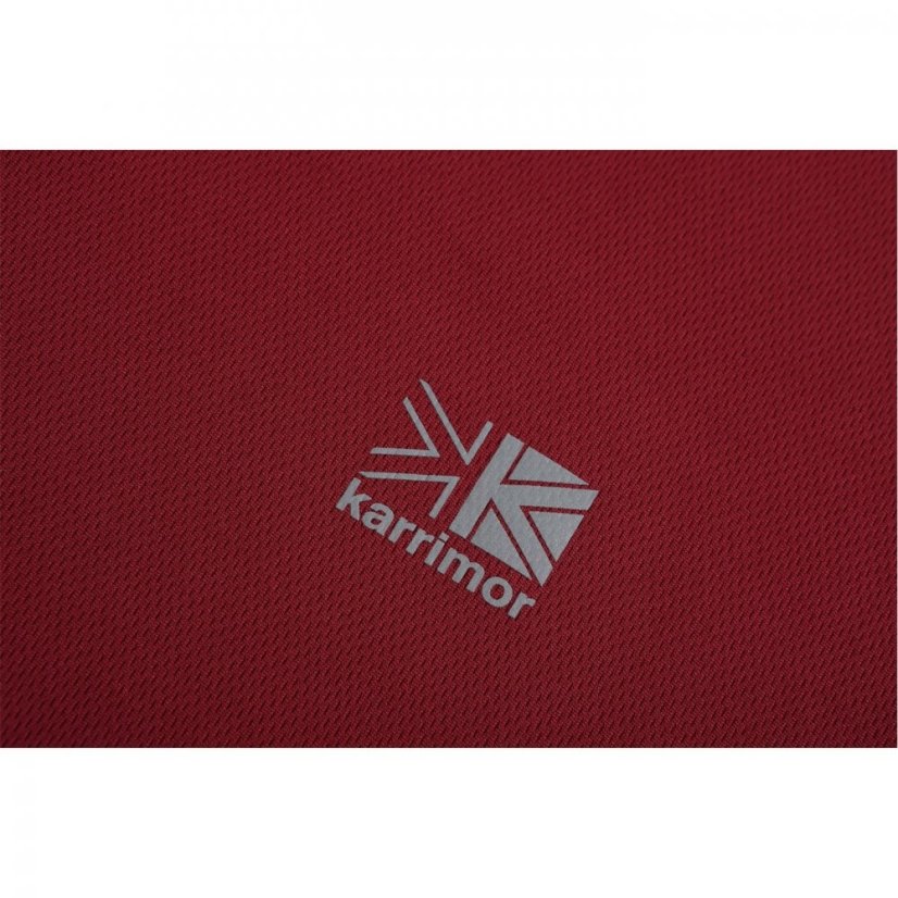 Karrimor Run Short Sleeve T Shirt Mens Maroon Red