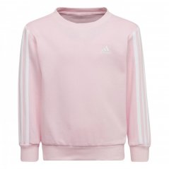 adidas Crew Sweatshirt Infants Pink/White