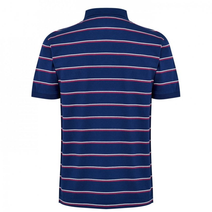 Howick Polo Shirt Navy Stripe