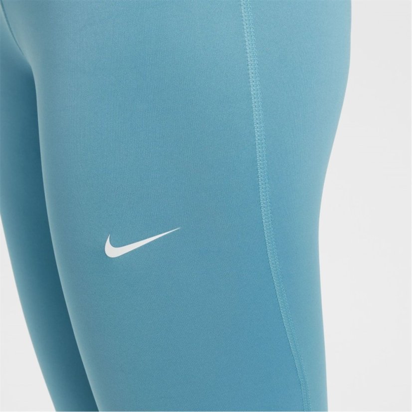 Nike Pro Girls Tights Denim Turq