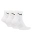 Nike Three Pack Quarter Socks Mens White/Black