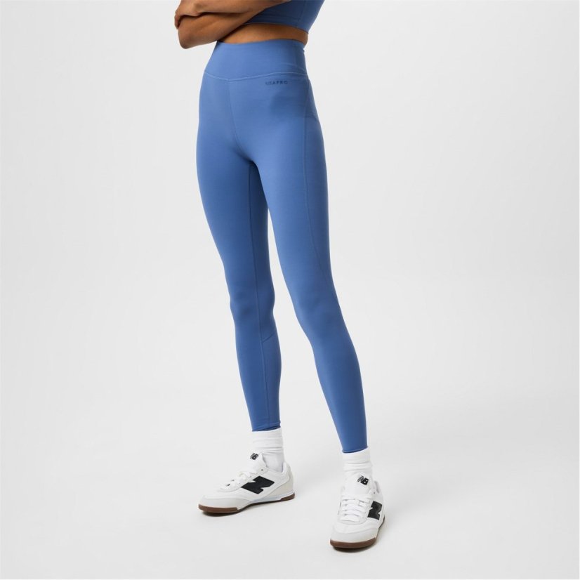 USA Pro Panel Legging Womens Bijou Blue