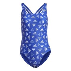adidas AOP Sportswear Swimsuit Blue/White