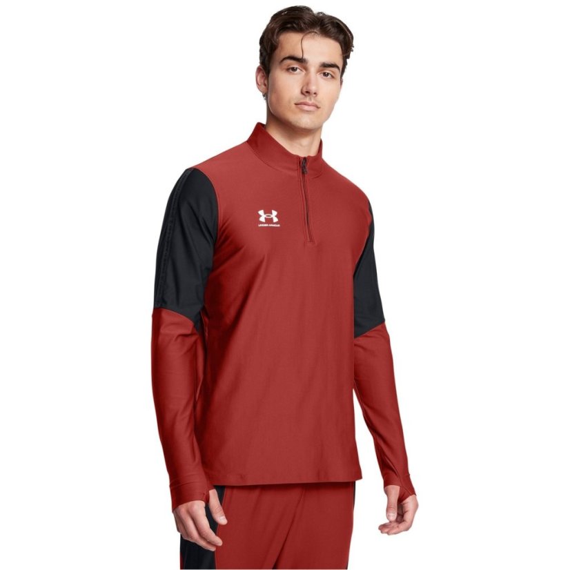 Under Armour Men's Zipped Drill Top Orange