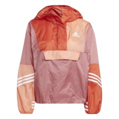 adidas WIND.RDY Hooded Anorak Pnk/Rd/Crl