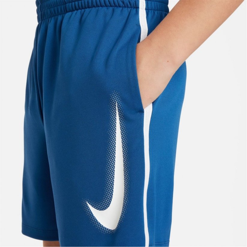 Nike Multi Big Kids' (Boys') Dri-FIT Graphic Training Shorts Court Blue