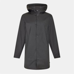Only Men's Waterproof Lightweight Rain Anorak Black