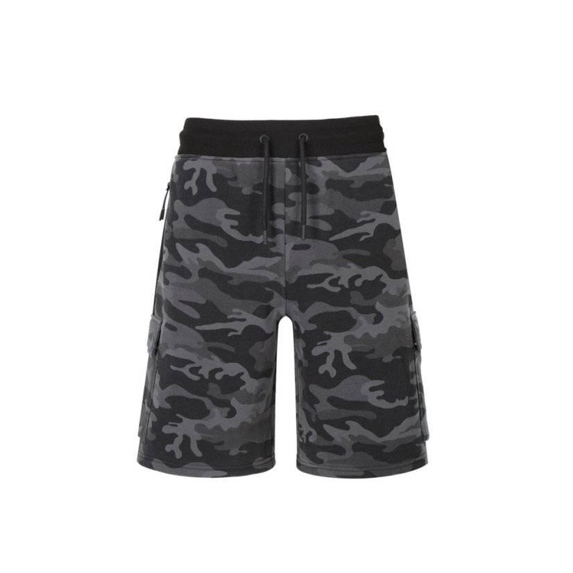 Everlast Premium Cargo pánské šortky Black Camo