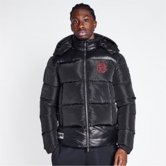 Blood Brother Short Puffer Jacket Mens Black