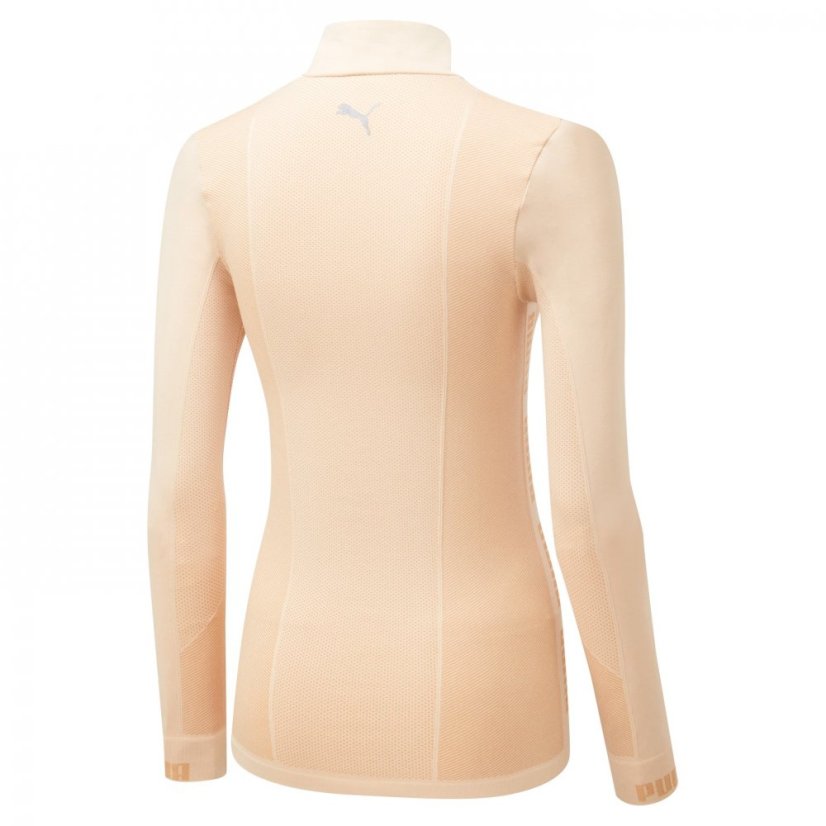 Puma Evoknit Seamless Half Zip Top Womens Frappe