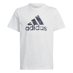 adidas Camo Graphic T-Shirt White