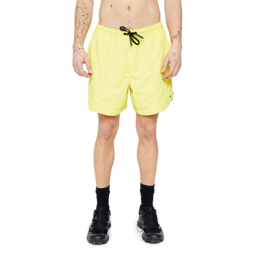 No Fear Poly Short Yellow