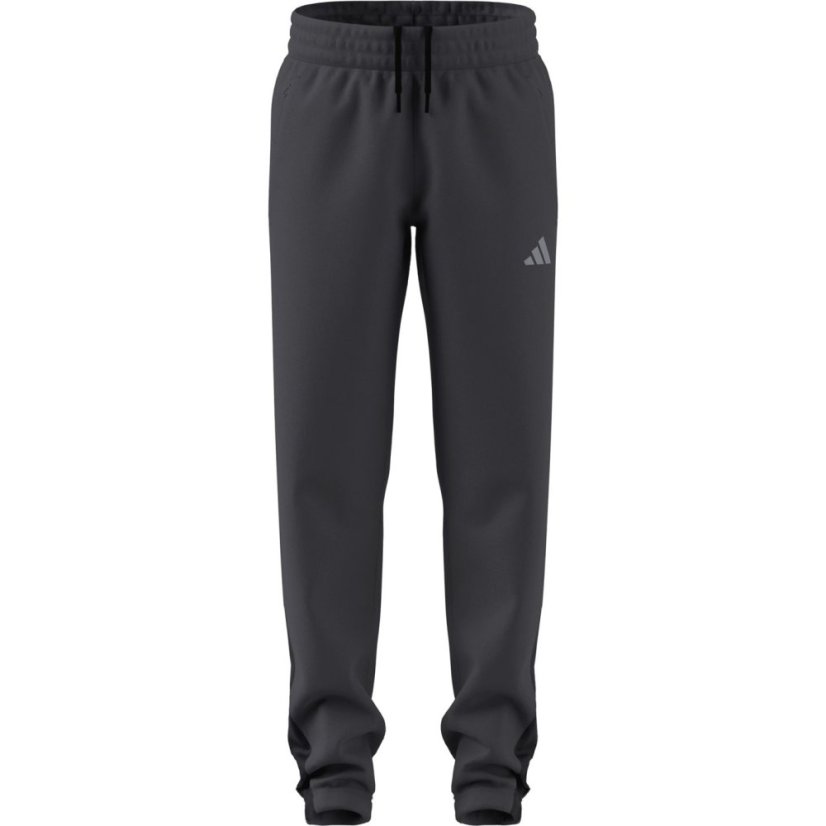 adidas Kids' Closed Hem Poly Joggers Grey