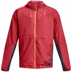 Under Armour Armour Ua Rush Woven Fz Training Jacket Mens Red