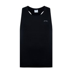 Slazenger Muscle Vest Mens Black