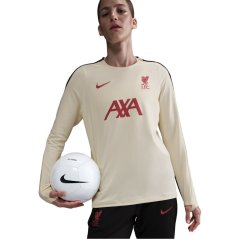 Nike Liverpool Strike Crew Neck Top 2025 2026 Womens Coconut/Red